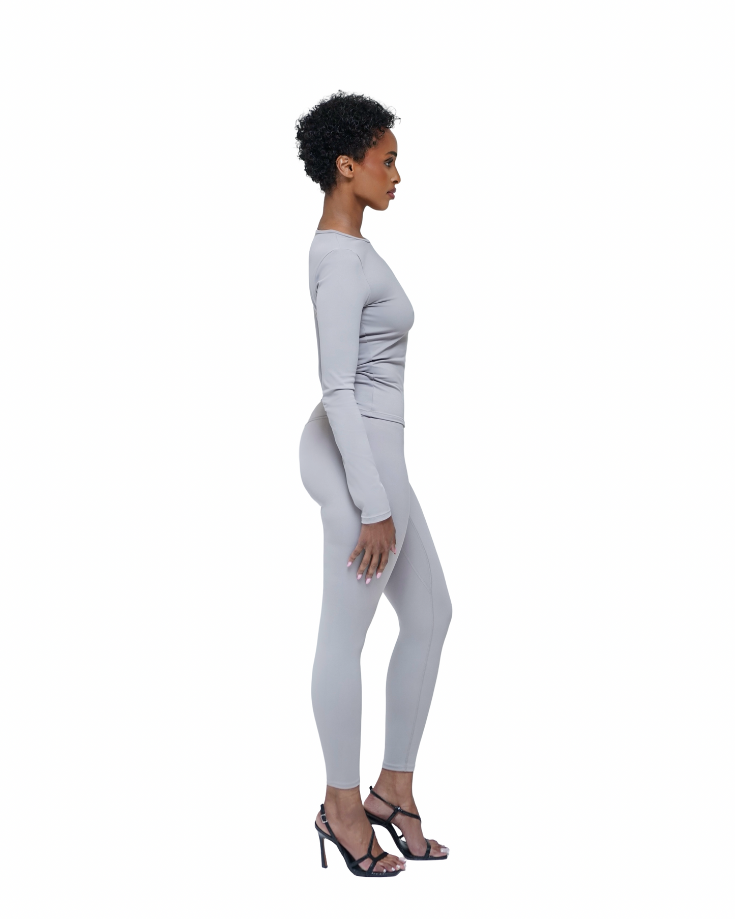 SCULPT Seamless Long Sleeved Set - Grey
