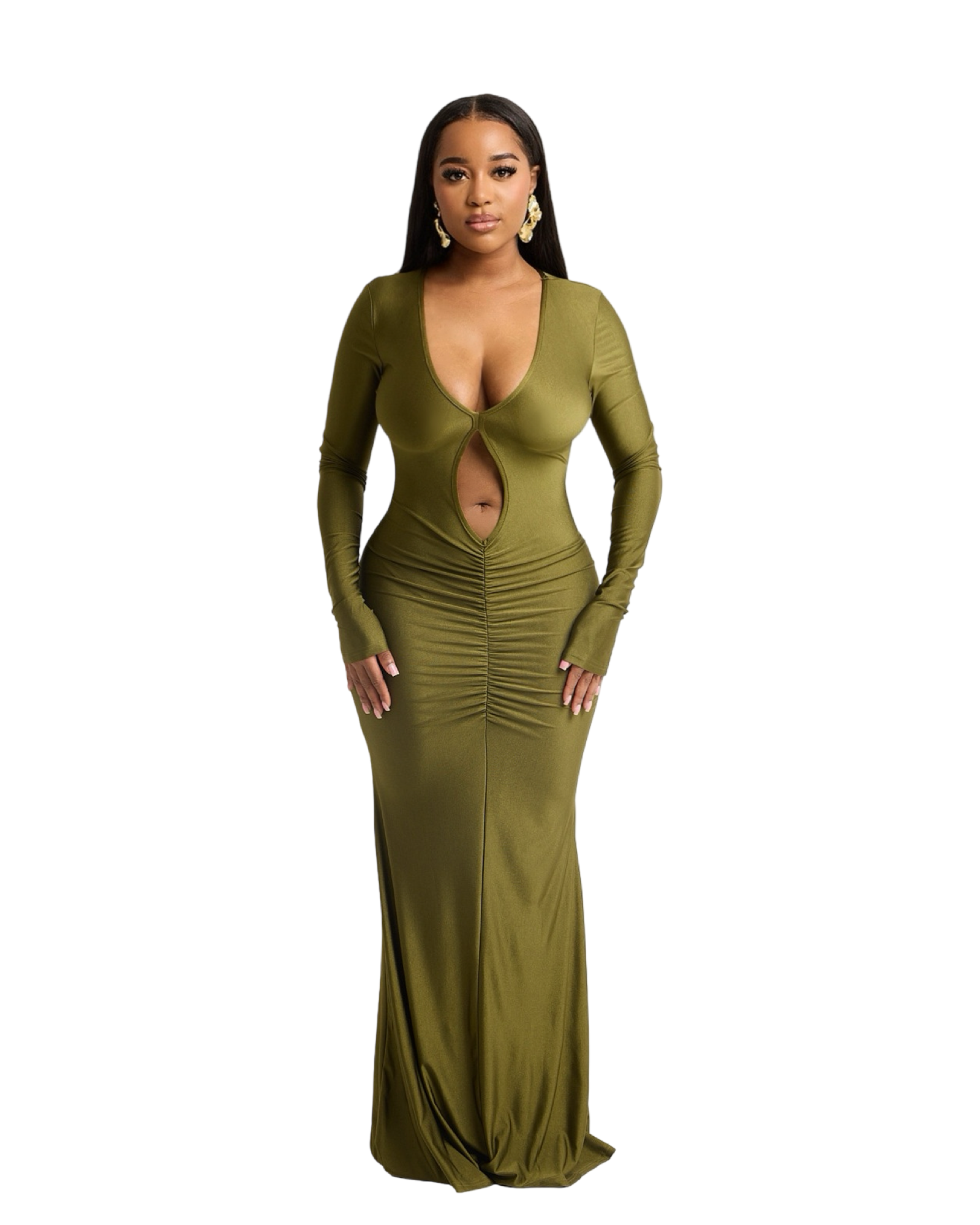 fitted lace wedding dress Kayla Maxi Dress – NiiMA WRLD