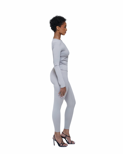 SCULPT Seamless Long Sleeved Set - Grey